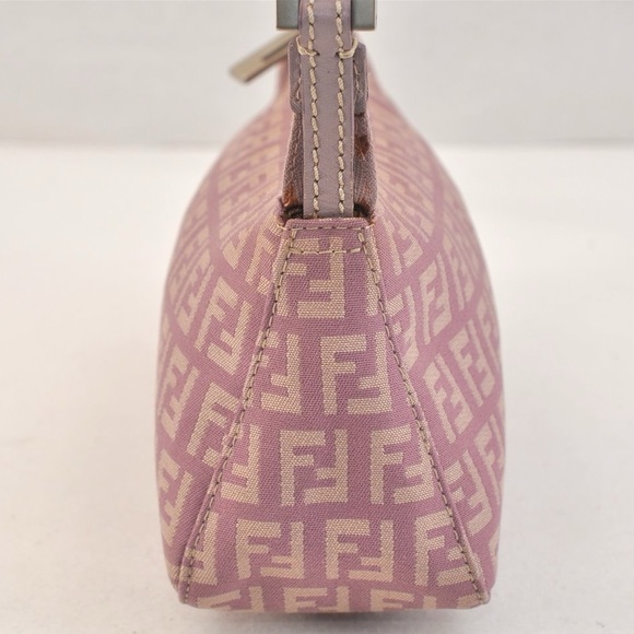 Vintage Fendi | Zucchino Mini Purple Shoulder Bag - Picture 5 of 16